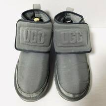 【ビッグサイズ】UGG NEUMEL MOLDED LOGO アグ　ニューメル　モールドロゴ　1110810 ショートブーツ　ベルクロ　28cm グレー　＊CX_画像2