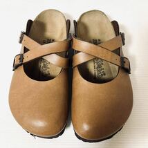 【新品同様】BIRKENSTOCK ビルケンシュトック ビルキー　ローリー　サンダル　レザー　36 23cm ライトブラウン　＊10_画像2