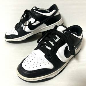 NIKE DUNK LOW RETRO ナイキ ダンク ロー レトロ　DD1391-100 スニーカー US7 25cm ブラック ホワイト ＊44