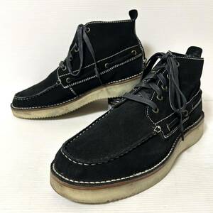 Paladinpala DIN chukka boots suede leather sneakers 9 27cm black *CZ