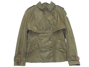 モンクレール MONCLER MORVILLE ナイロンブルゾン ・0 カーキグリーン ok4802209532