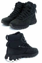 ティンバーランド ヌバック　EDGE WATERPROOF BOOTS　レースアップブーツ メンズ ブラック ow4624209099_画像3