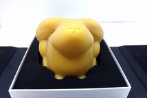 未使用品！ロエベ LOEWE 2023限定 バニーキャンドル DARK YELLOW BUNNY 840ｇ イエロー kz4804210278_画像3