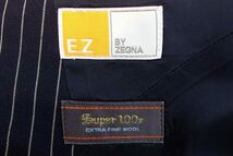 イーズィーバイゼニア EZ BY ZEGNA ウールリネン セットアップ スーツ ストライプ メンズ ・50R ネイビー kz4610203741_画像6