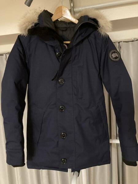 CRESTON PARKA BLACK LABEL クレストンパーカ ブラックレーベル ダウンジャケットCANADA GOOSE カナダグース ネイビー　XXS