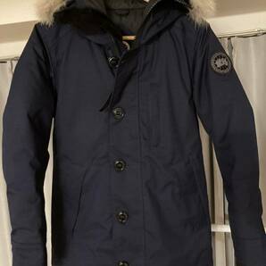 CRESTON PARKA BLACK LABEL クレストンパーカ ブラックレーベル ダウンジャケットCANADA GOOSE カナダグース ネイビー　XXS