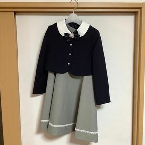 キャット　小学1年生の入学式　服　ボレロワンピース　130