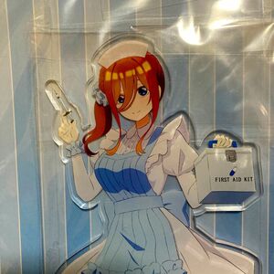 映画五等分の花嫁 中野三玖 スタンド付きメガアクリルプレート ナースver. アクスタ プライズ景品