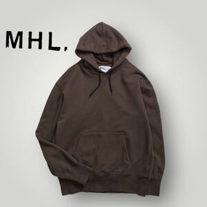 [良品] MHL. x LOOPWHEELER / MARGARET HOWELL エムエイチエル コラボスウェット Lサイズ 27500円 フーディー