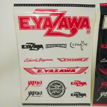 ●未開封●矢沢永吉 当時物 限定 ステッカーシート シール YAZAWA レア コレクション グッズ 入手困難 スリーロゴ 星 ブラック ホワイト S_画像2