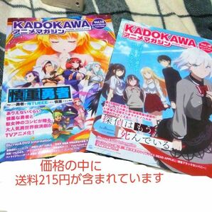 送料込み　KADOKAWAアニメマガジン 2冊セット