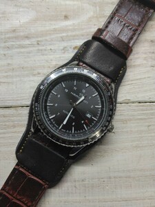  cow leather wristwatch pedestal military look two sheets join 1553685