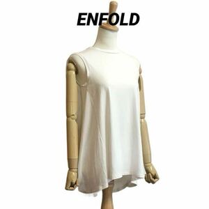 ENFOLD ノースリーブ カットソー