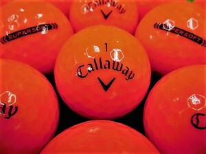 ★良質美品★キャロウェイ スーパーソフト Callaway『SUPER SOFT』2021年モデル オレンジ 20個 ロストボール★