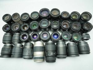 ★ミノルタ 純正AFレンズなど★AF ZOOM Xi/COSINA/TAMRON/SIGMA/Kenko/ 等 計:35点まとめ【ジャンク品】29545