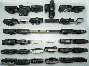 ★フイルムカメラなど★Canon/OLYMPUS/RICOH/FUJIFILM/PENTAX/KYOCERA/CHINON/ 等 計:36点まとめ【ジャンク品】29535