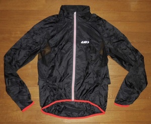 LG GARNEAU ガノー ルイガノ X-LITE JKT 軽量 ウインドブレークサイクルジャケット BLK-RED L 使用僅 ほぼ未使用 美品/自転車 ロードバイク