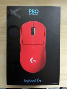 Logicool G PRO X SUPERLIGHT レッド ロジクール ゲーミングマウス ワイヤレス LIGHTSPEED POWERPLAY ワイヤレス充電 G-PPD-003WL-RD 赤