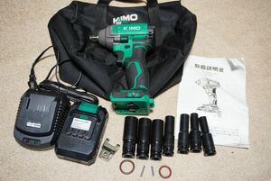 KIMO 電動 インパクトレンチ 充電式 コードレス QM-3609 2022年製 400N・m ( キモ マキタ ブラシレス 