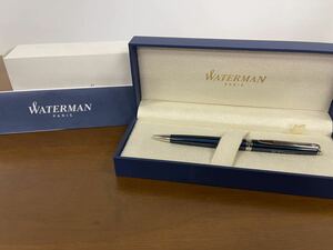 【美品】WATERMAN ウォーターマン ツイスト式ボールペン 回転式 ブルー 青