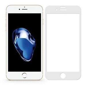 iPhone SE3 第3世代 SE2 第2世代 iPhone7 iPhone8 4.7インチ 9H 0.26mm 枠白色 全面保護 強化ガラス 液晶保護フィルム 2.5D KC118