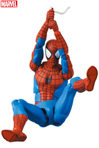 新品 MEDICOM TOY MAFEX No.185 SPIDER-MAN CLASSIC COSTUME Ver. マフェックス MARVEL メディコムトイ スパイダーマン_画像1