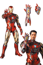 新品 MEDICOM TOY MAFEX No.195 IRON MAN MARK85 BATTLE DAMAGE Ver. マフェックス メディコムトイ Avengers Endgame_画像3