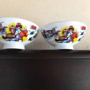時空戦士スピルバン　茶碗　２客セット　当時物　東映特撮　2個　昭和レトロ　陶器　ビンテージ