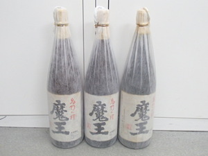 ＃59209 【未開栓 3本セット】 プレミア焼酎 名門の粋 魔王1800ml 25％ 本格焼酎 芋焼酎 薩摩 鹿児島