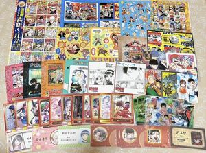 【少年ジャンプ作品】ステッカー等44枚セット 大量 WJ創刊40周年記念 表紙シール アニメイト特典 名刺 カード ONEPIECE 終わりのセラフ