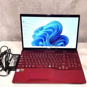 【第8世代 Corei7 搭載】 FUJITSU LIFEBOOK AH53/B3 Core i7 8550U メモリ 8GB HDD 1TB 15.6インチ Windows11 Home 【中古】 ノートPCの画像1