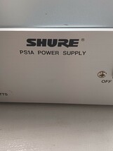 中古 長期保管 SHURE PS1A POWER SUPPLY ファンタムマイク電源 オーディオ機器 動作未確認 ジャンク_画像5