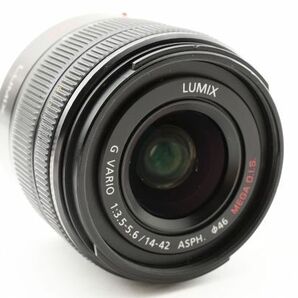 【美品】PANASONIC LUMIX G VARIO 14-42mm f3.5-5.6 ASPH MEGA O.I.S 動作確認済み #200861の画像3