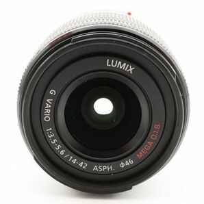 【美品】PANASONIC LUMIX G VARIO 14-42mm f3.5-5.6 ASPH MEGA O.I.S 動作確認済み #200861の画像2