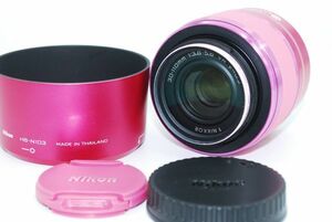 希少★　極上品　ニコン　Nikon　1 NIKKOR VR 30-110mm F3.8-5.6　ピンク　ミラーレス　ズームレンズ　動作確認済 #19887