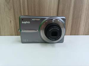 簡易動作確認　使用感小　SANYO サンヨー デジタルカメラ DSC-X1250 12.1MEGA　◆4298