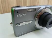 簡易動作確認　使用感小　SANYO サンヨー デジタルカメラ DSC-X1250 12.1MEGA　◆4298_画像4