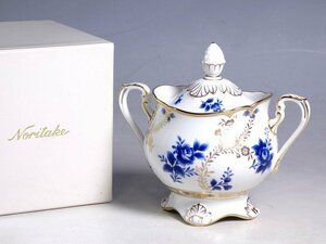 K02117【NORITAKE ノリタケ】ANTIQUITY アンティクティ シュガーポット ダイヤモンドコレクション 共箱