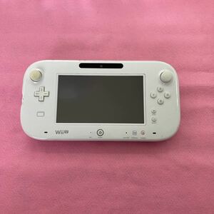 ジャンク品 任天堂 WiiU ゲームパッド 白 クリーニング済