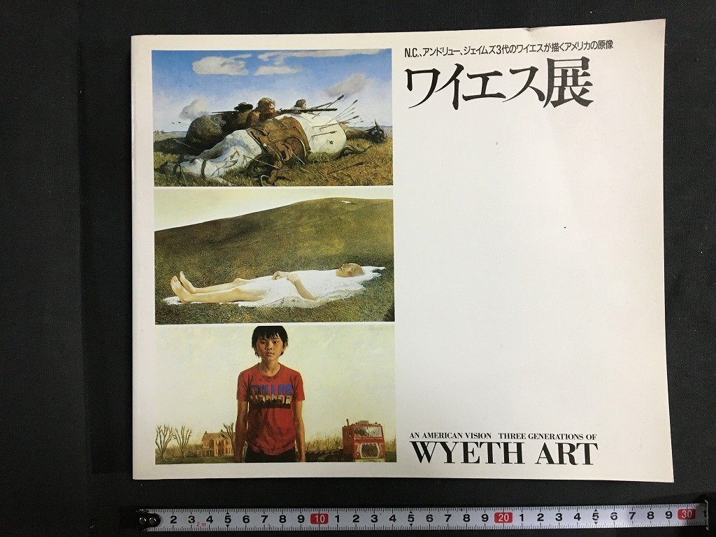 k◇◇ Wyeth Exhibition NC, Andrew, Originalbild von Amerika, gezeichnet von James Wyeth, 1988 Katalog des Setagaya Art Museum /A08, Malerei, Kunstbuch, Sammlung von Werken, Kunstbuch