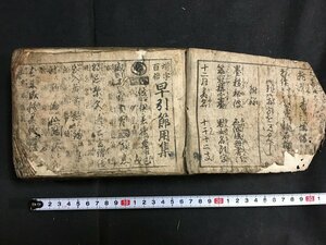 ｋ◇◇　難あり　江戸期和本　増字百倍　早引節用集　奥付欠　刊年不明　字書　/A06