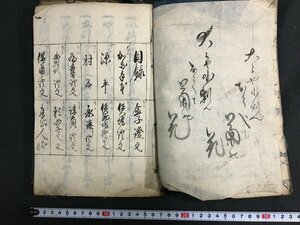 ｋ◇　江戸期　写本古文書　用文章　雛形　写年不明　26丁　墨書き　和本　往来物？　手本　　/A08