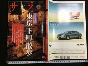 ｋ△　雑誌　サライ　2006年4月6日号　大特集 東京「下町」散歩　小学館　付録欠　/A10