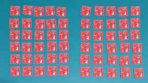 ベルマーク　キューピー　３×160枚＝480点分　ミニレター発送（63円）