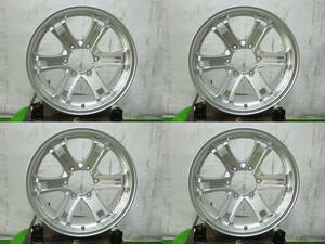 k450★weds KEELER★17×7.5J +25 6H PCD139.7★中古4本