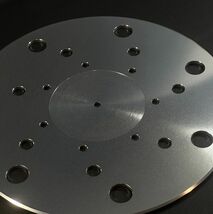 アルミ合金製 5mm ターンテーブルシート レコード プレート テーパー付 ハイレゾ レコード LP MJ-12 bv412_画像3