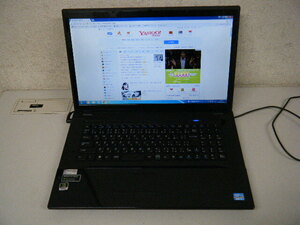 Unitcom モデル名/W270ESQ / 17インチ / win7 / core i7 3630QM / SSD120G / M8G / 中古(現状品)