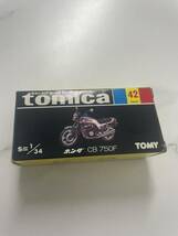 161 1円スタートs=1/34 トミカ トミー 黒箱 No42 HONDA CB 750F_画像2