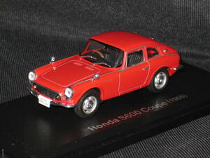 ◎1/43 ミニカー【 Honda S600 Coupe (クーペ 1965） レッド　箱なし 】　