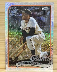 2024 Topps Series 1 ウィリー・メイズ Willie Mays Silver Pack Chrome #T89C-76